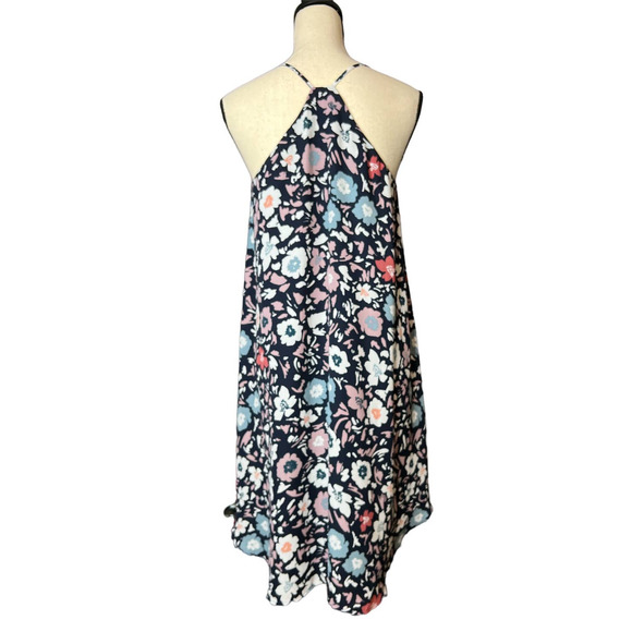 Loft Outlet Razorback Dress in Blue, Pink and White Floral Print Size Small - Picture 3 of 5